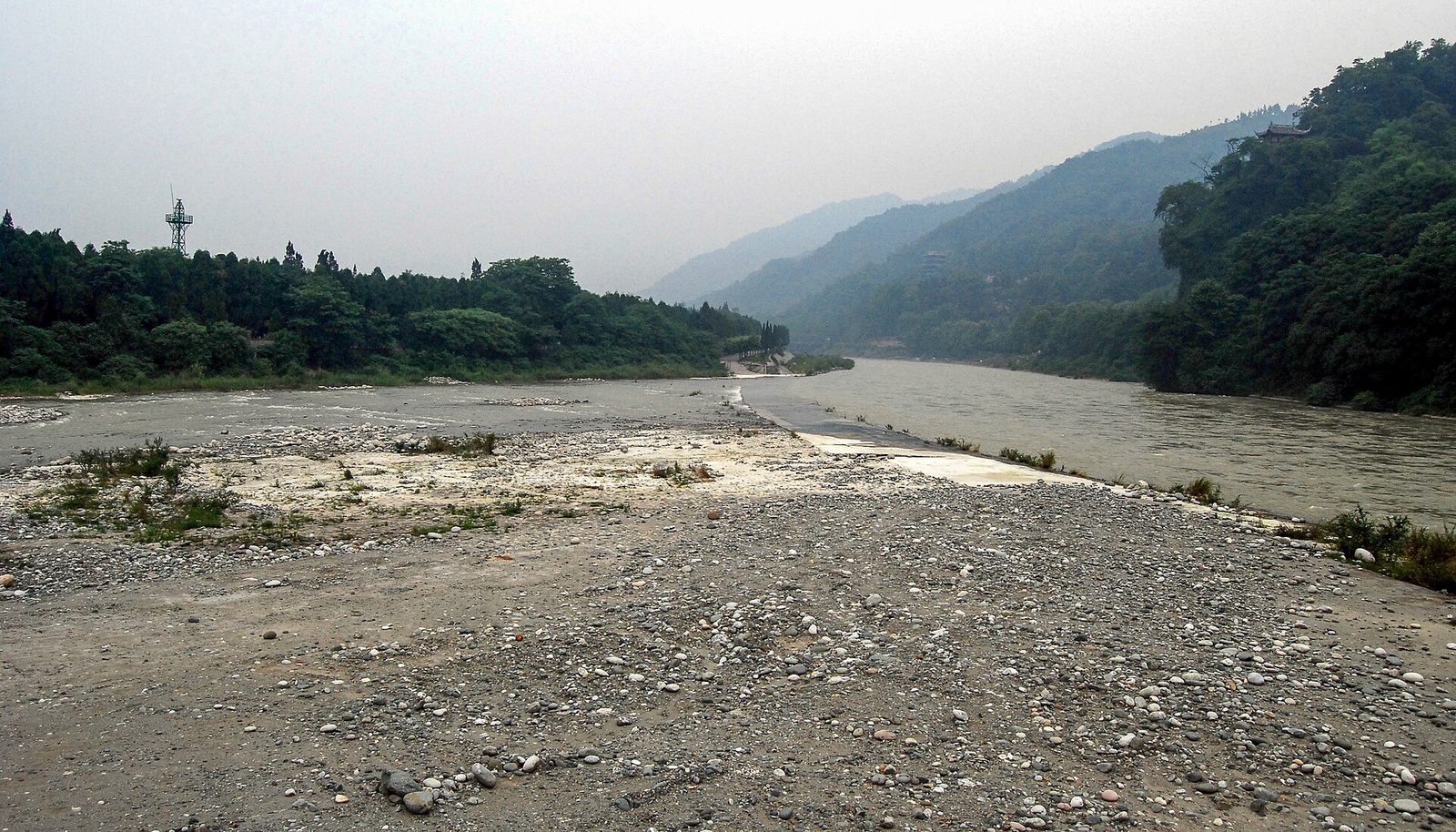 Feishayan spillway at Dujiangyan